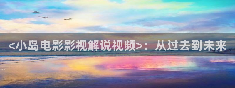 久久视频在线观看视频：<小岛电影影视解说视频>：从过去到未来