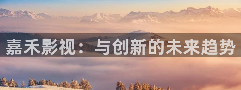 国产精品久久久久久影视：嘉禾影视：与创新的未来趋势