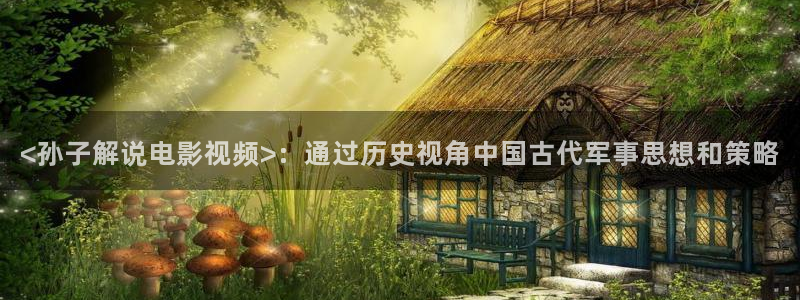 美女性感久久视频：<孙子解说电影视频>：通过历史视角中国古代军事思想和策略